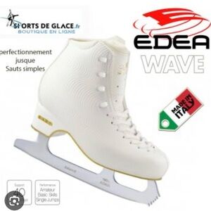 Edea Ivory Wave Ice Skates for Kids 215c